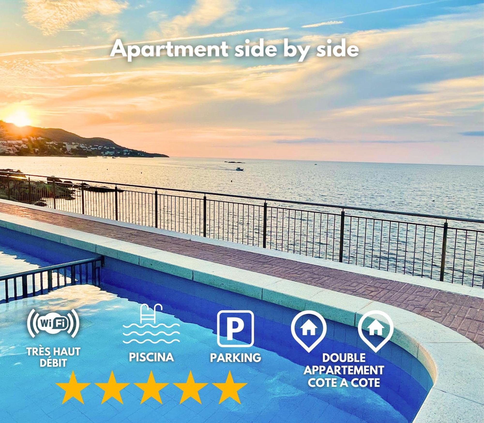 Magnifique Appartement En Front De Mer, Caneylles Roses Dış mekan fotoğraf